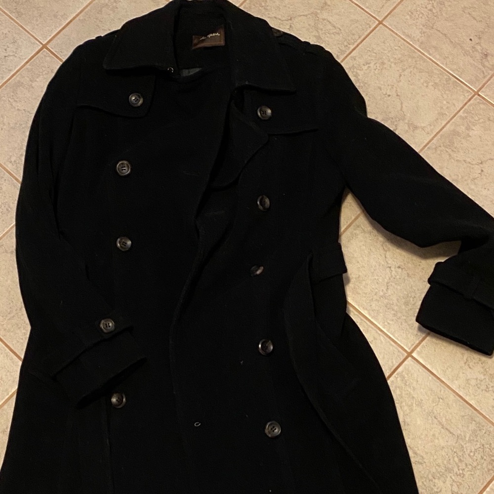 Black pea coat